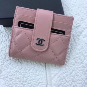 Caviar Quilted Compact Zipped Pocket Wallet