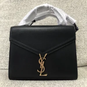 CASSANDRA Mini top handle bag in BOX SAINT LAURENT